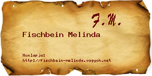 Fischbein Melinda névjegykártya